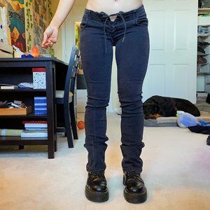 Lace Up Y2k Jeans Urban Outfitters BDG Low-Rise